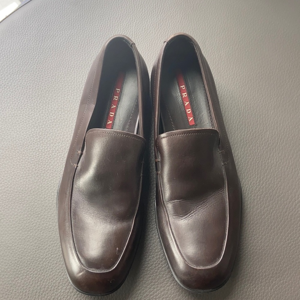 Prada Men’s Brown Dress Shoes